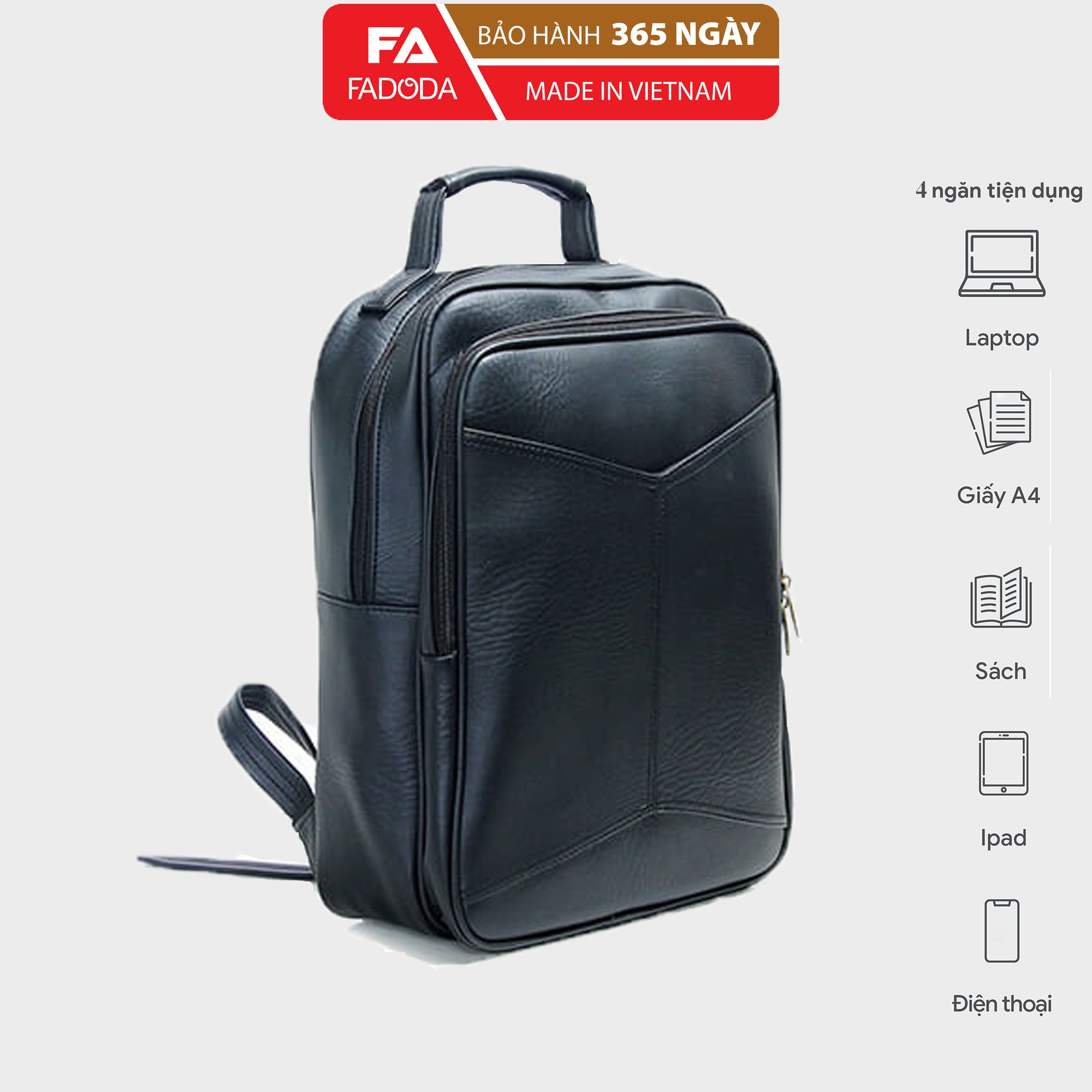 Balo đựng laptop unisex FADODA FBA4