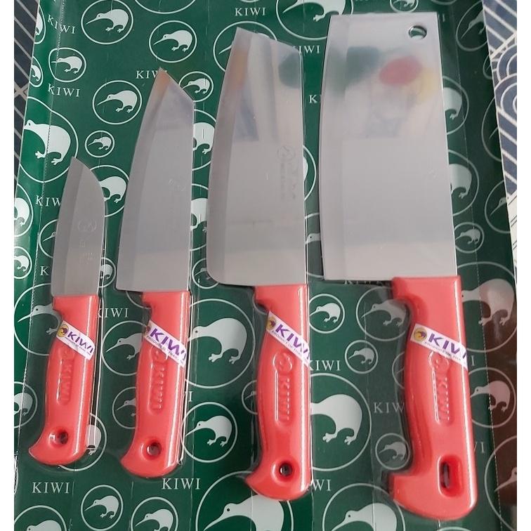 Dao Bộ Kiwi_Thái Lan - Hàng Nhập Khẩu Thái Lan - Bộ 4 Cây Cán Nhựa Cao Cấp