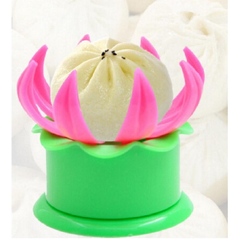 KHUÔN BÁNH BAO HÌNH HOA SEN TẠO RA NHỮNG CHIẾC BÁNH ĐẸP MẮT