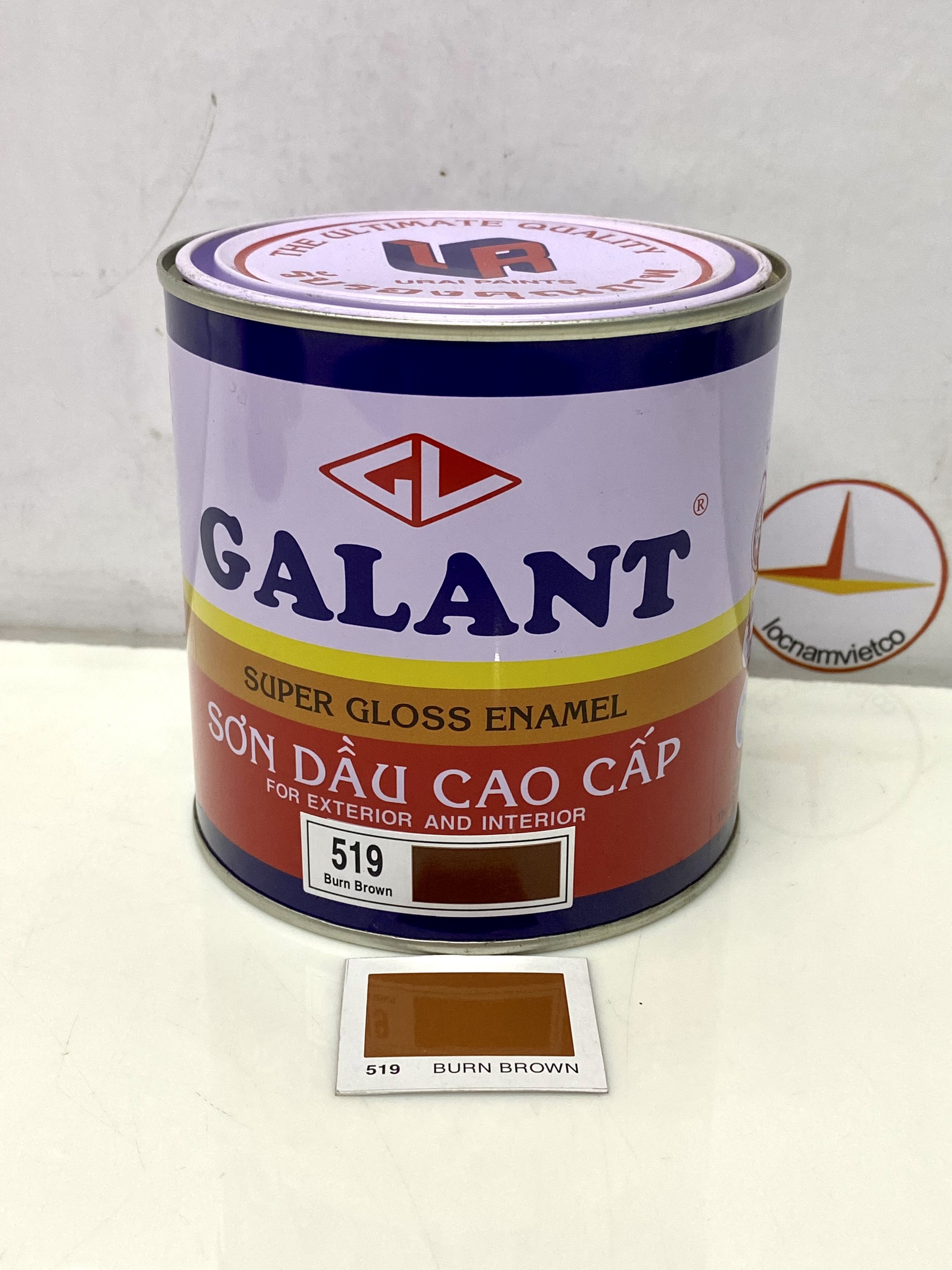 Sơn dầu Galant màu Burn Brown 519 _ 0.8L