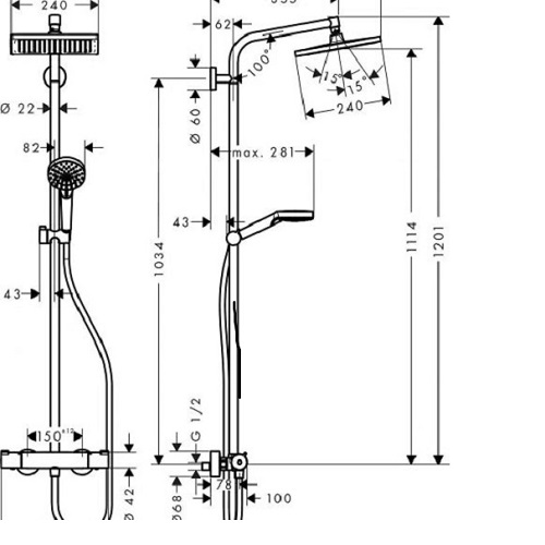 Sen cây Crometta E 240 Hansgrohe – 27271000