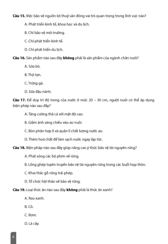 Sách - Đề Ôn Thi Tốt Nghiệp Trung Học Phổ Thông - Môn Công Nghệ - Định Hướng Nông Nghiệp (Theo Chương Trình Giáo Dục Phổ Thông 2018)