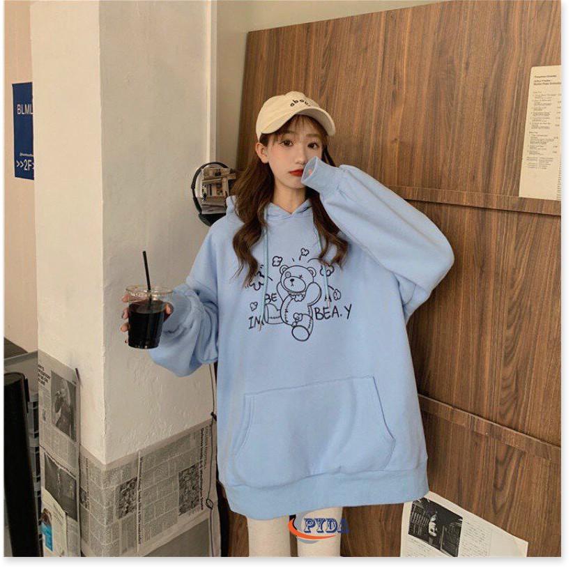 ÁO KHOÁC HOODIES NỮ FROM RỘNG,NHIỀU MÀU SẮC XINH XẮN