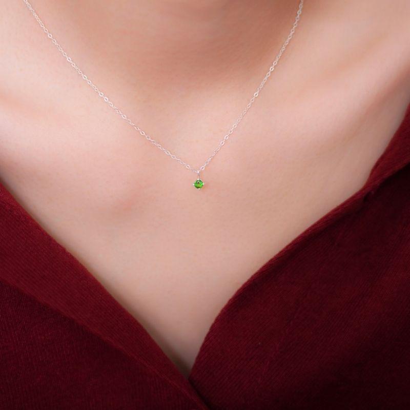 Dây chuyền liền mặt đính đá cao cấp YN JEWELRY