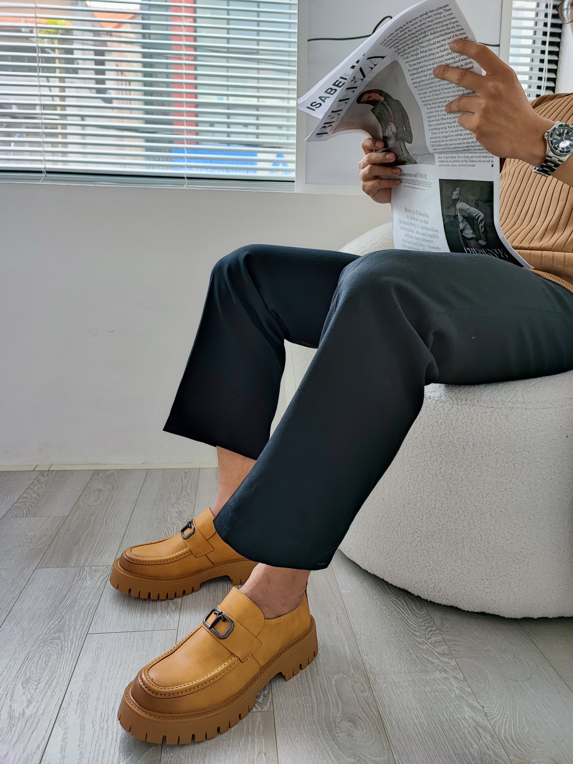 Loafer Modern Man 5 - Nâu