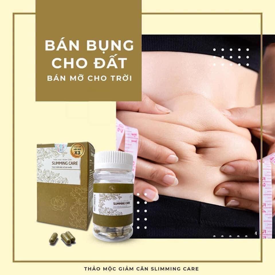 Combo 10 hộp Thực phẩm bảo vệ sức khỏe Thảo mộc hỗ trợ giảm cân Slimming Care 30 viên