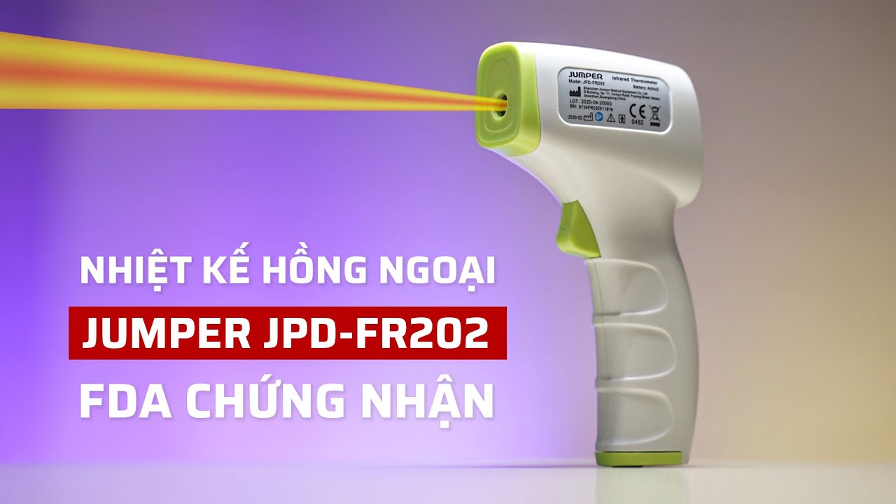 Nhiệt kế hồng ngoại JUMPER FR202- HÀNG CHÍNH HÃNG