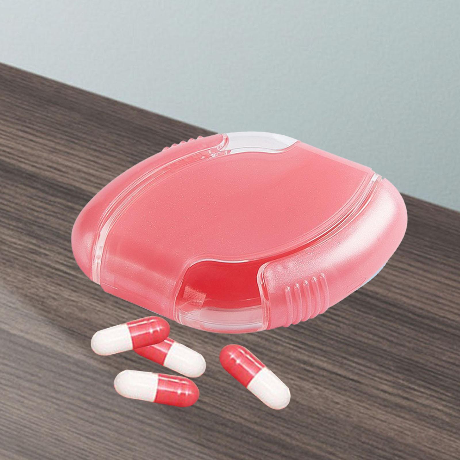 Mini  Box Slide Cover Organizer 2 Compartments for   Blue