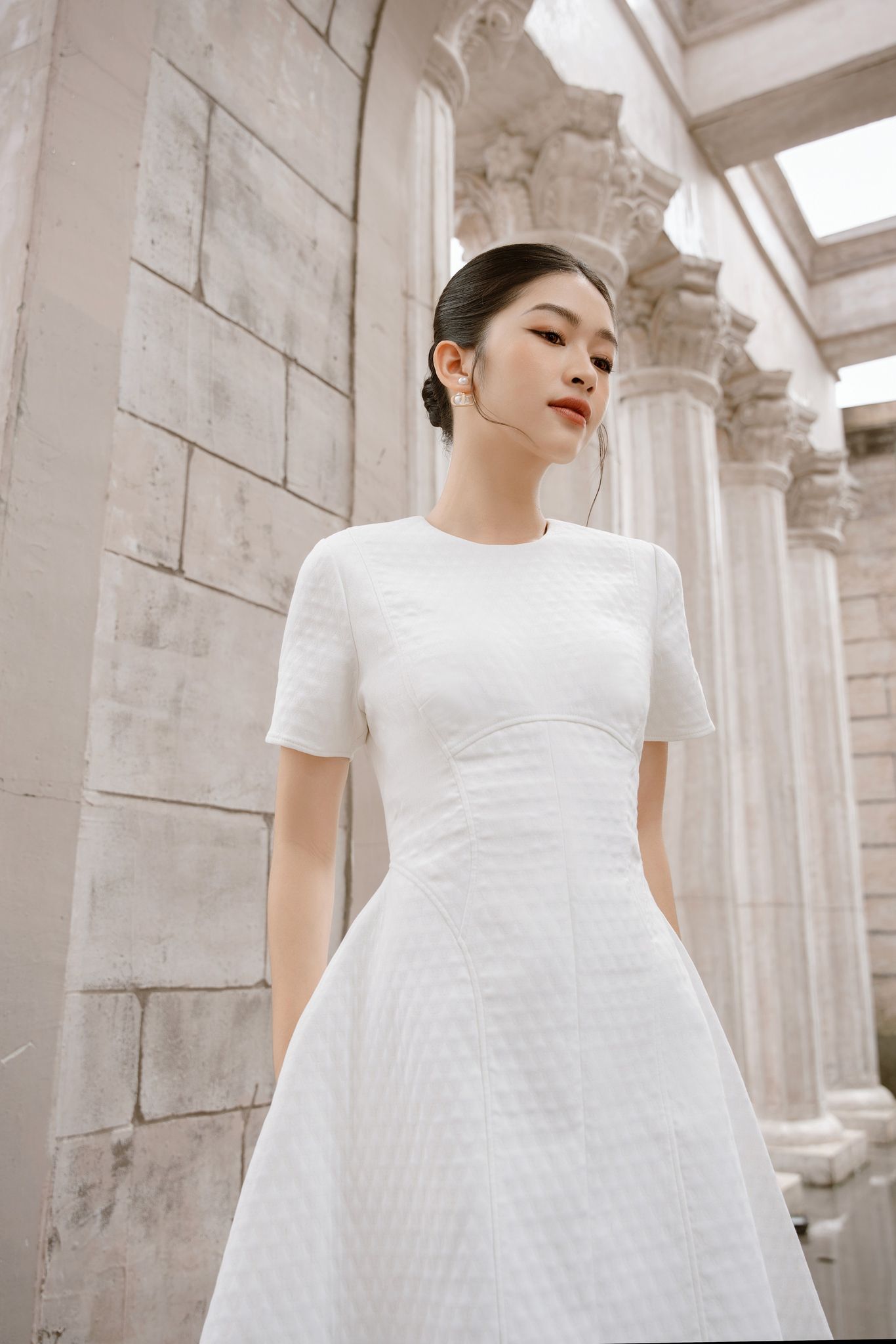 OLV - Đầm Katalina Puff Dress