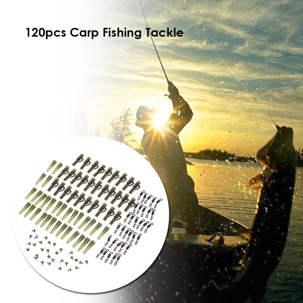 120 cái / 30 Bộ Ống cao su đuôi kẹp an toàn với Ghim Thay đổi nhanh