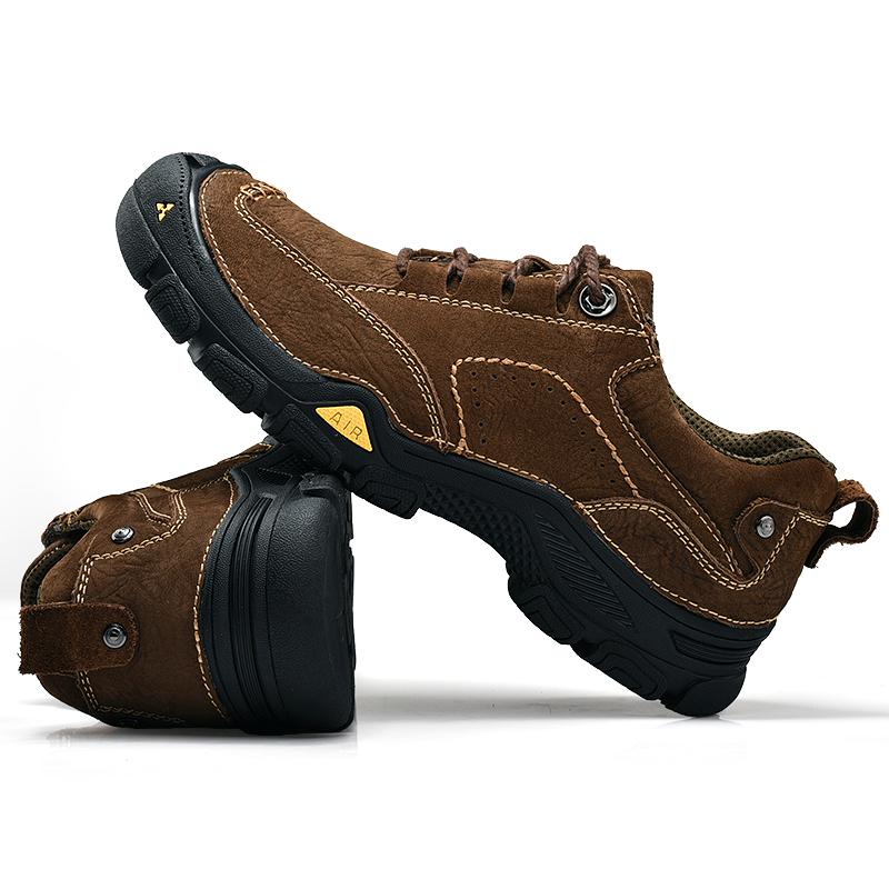 Giày đi bộ đi bộ đi bộ giày leo núi giày thể thao đi bộ đường dài không trượt Color: Black Shoe Size: 8.5