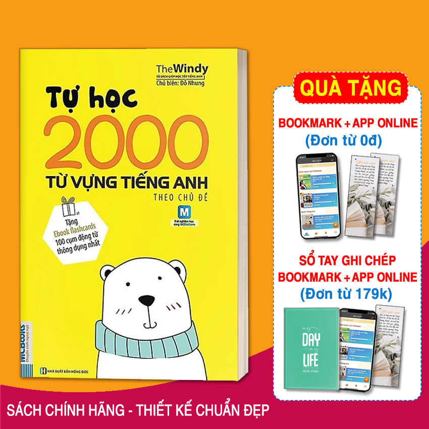 Tự Học 2000 Từ Vựng Tiếng Anh Theo Chủ Đề Phiên Bản Khổ Nhỏ Dành Cho Người Học Căn Bản – Học Kèm App Online