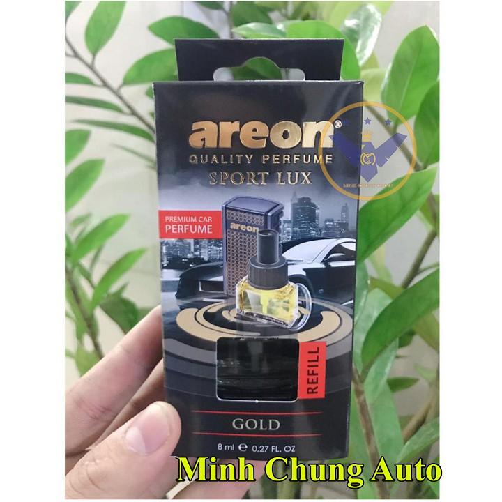 Nước hoa ô tô cao cấp chính hãng Areon kẹp cửa gió điều hòa Gold