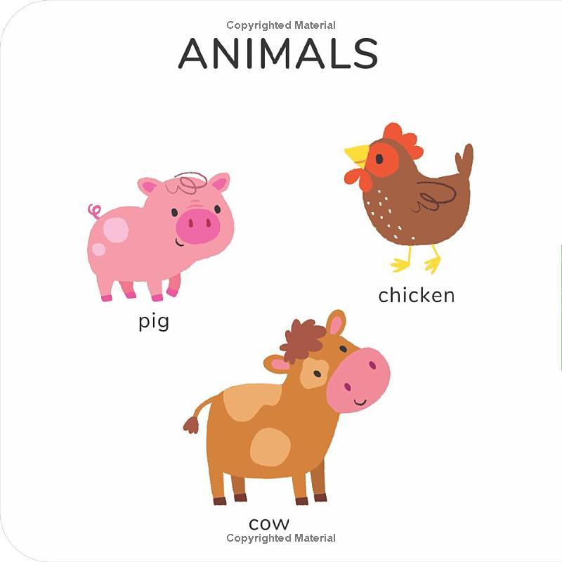 Sách ngoại văn: Slide And See First Words - Farm