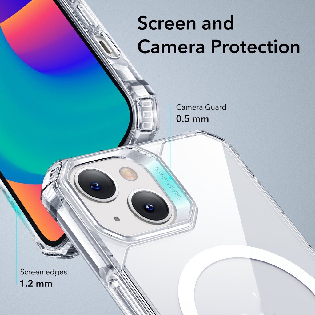 Ốp Lưng ESR Air Armor Clear with HaloLock Dành Cho iPhone 14 PRO MAX / 14 PRO / 14 PLUS / 14 - HÀNG CHÍNH HÃNG