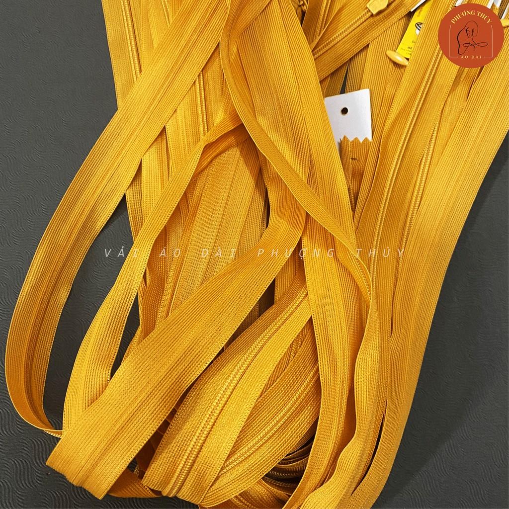 Khóa giọt lệ dài 60cm khóa kéo chắc chắn, mềm, trơn dễ may