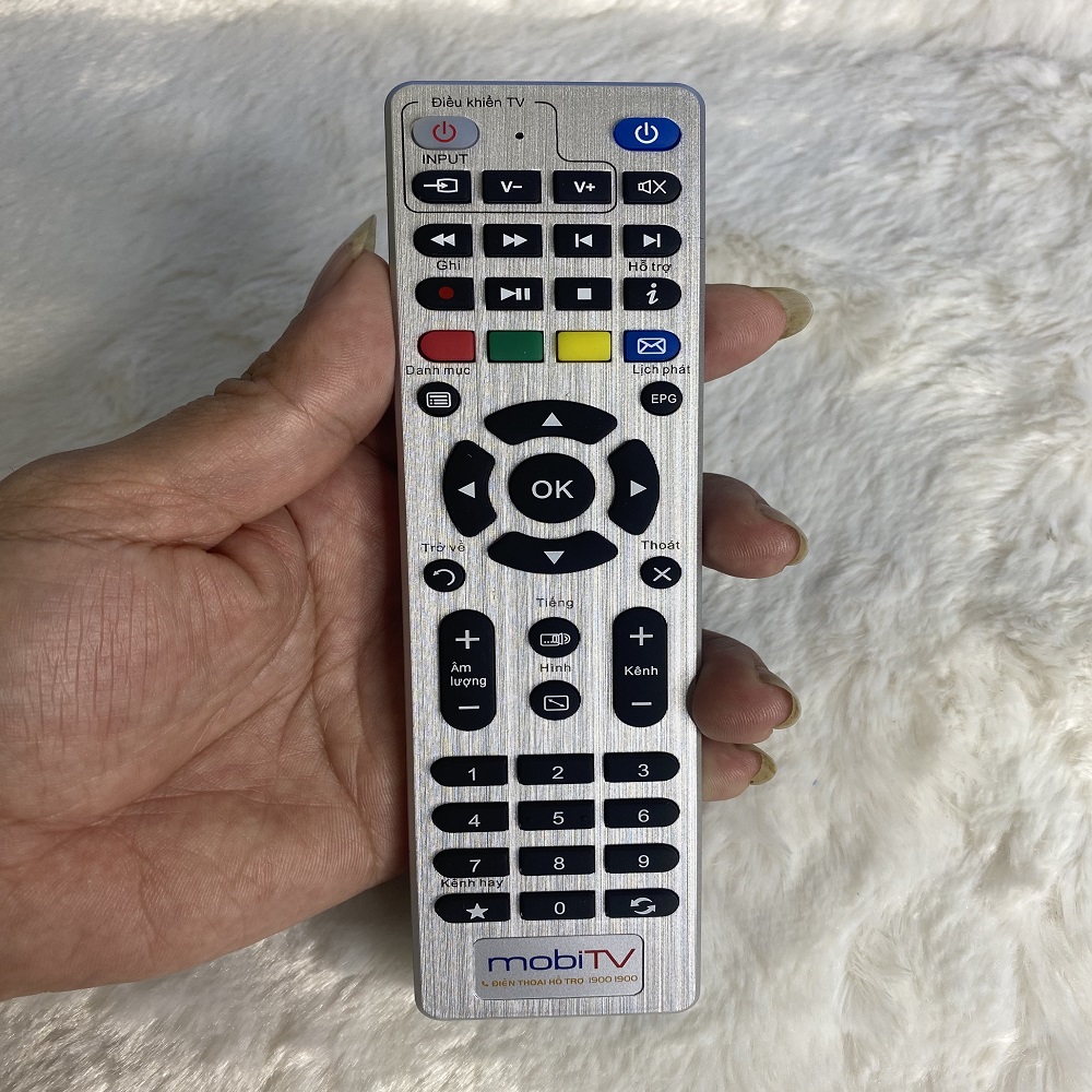 Remote Điều Khiển Cho Đầu Thu ,MOBITV,AVG,AN VIÊN ,2 VIÊN PIN 3A HÀNG CHÍNH HÃNG.