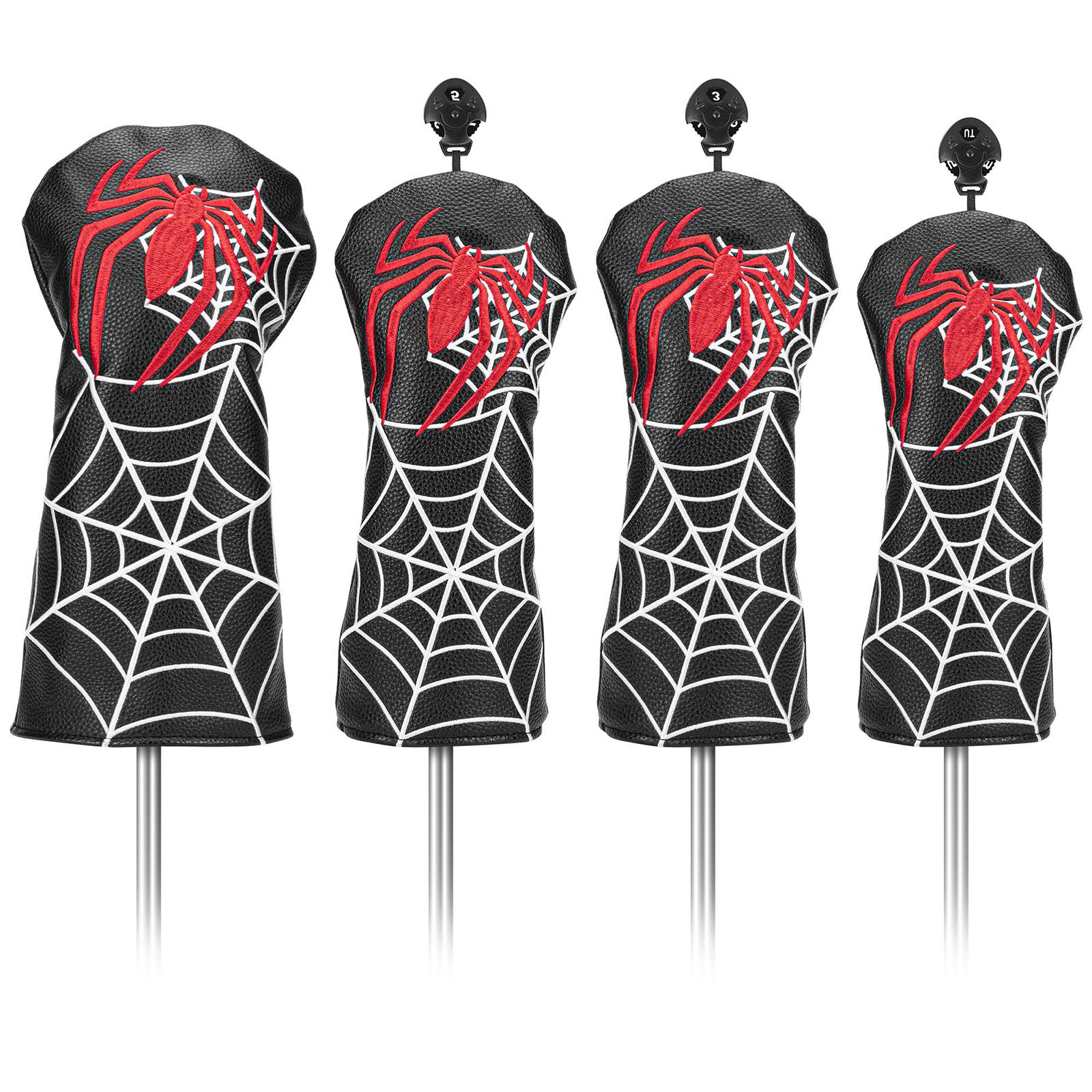 Leather Golf Head Cover Hybrid Driver Club Headcover Guard Sleeve Guard No.1