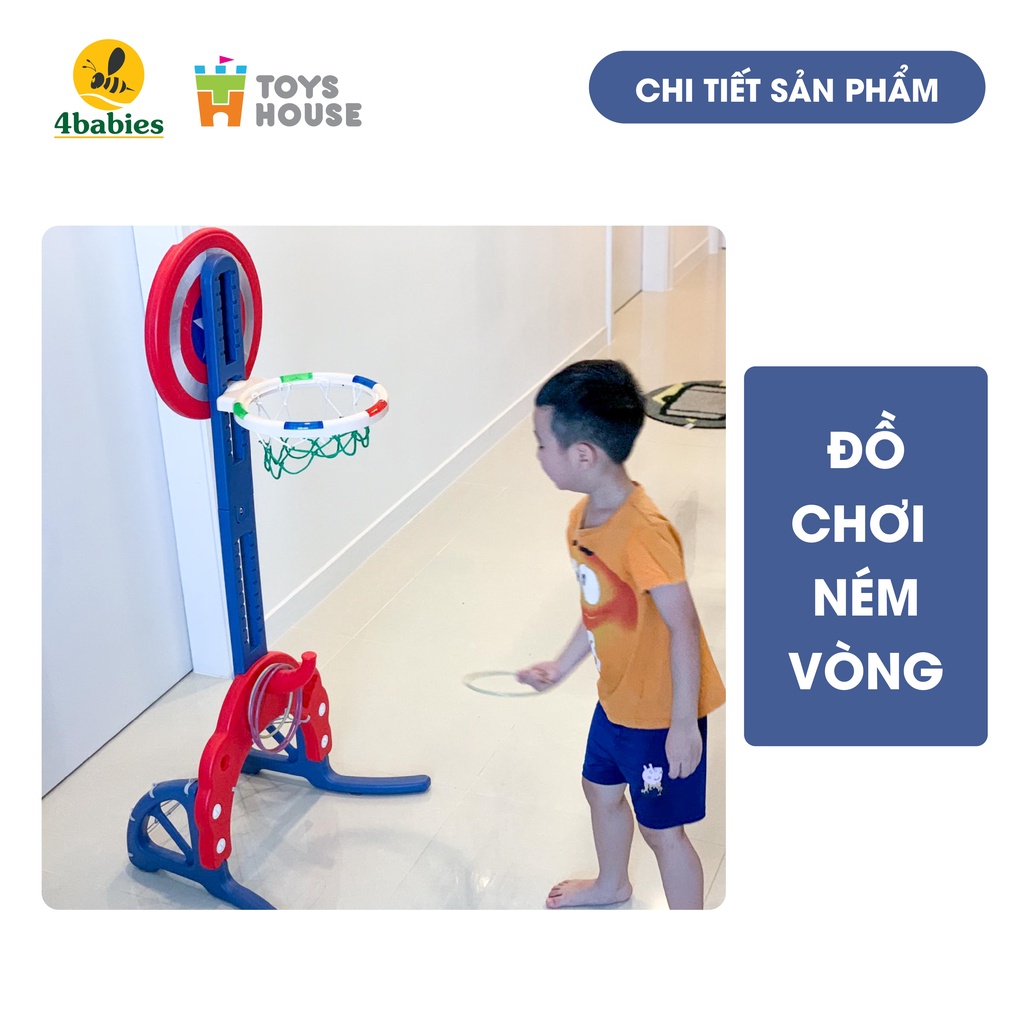 Bộ đồ chơi thể thao đa năng cho bé: Bóng đá, ném vòng, bóng rổ, Golf Toys House WM19046
