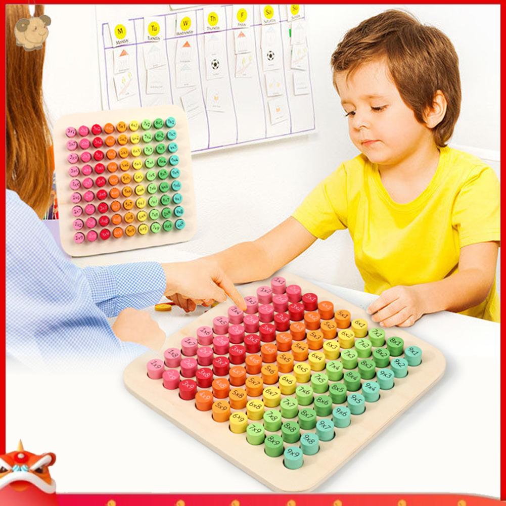 Bảng Gỗ Học Toán Đa Năng 9x9 Cho Bé