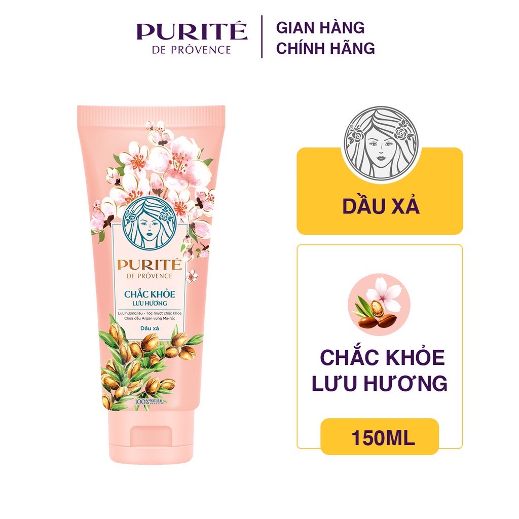 Dầu Xả Purité Chắc khỏe và Óng mềm Lưu hương 150ml/tuýp