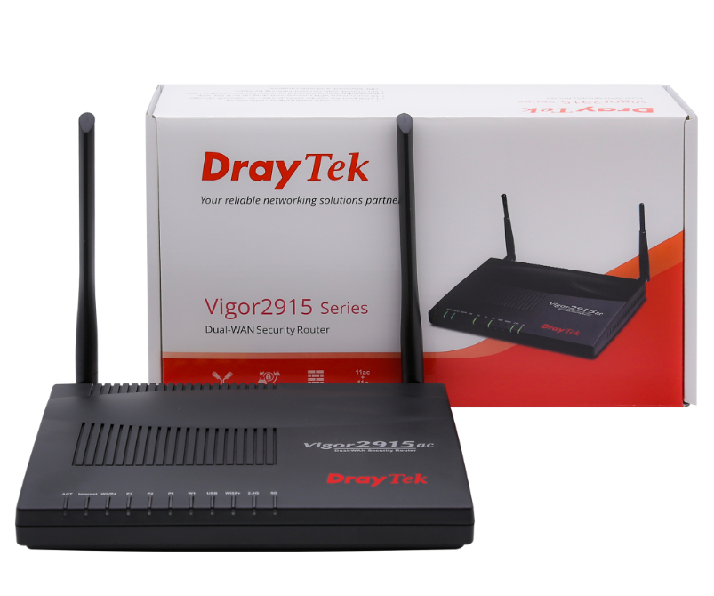 Router cân bằng tải Draytek Vigor2915ac - Hàng chính hãng, có anten