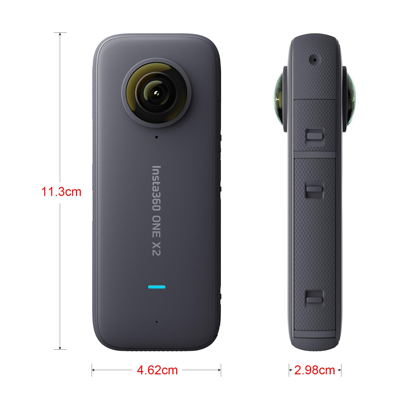 Insta360 One x2 Panoramic Action Camera LCD Touch Màn hình hỗ trợ chống thấm nước ổn định 360 Camera 360