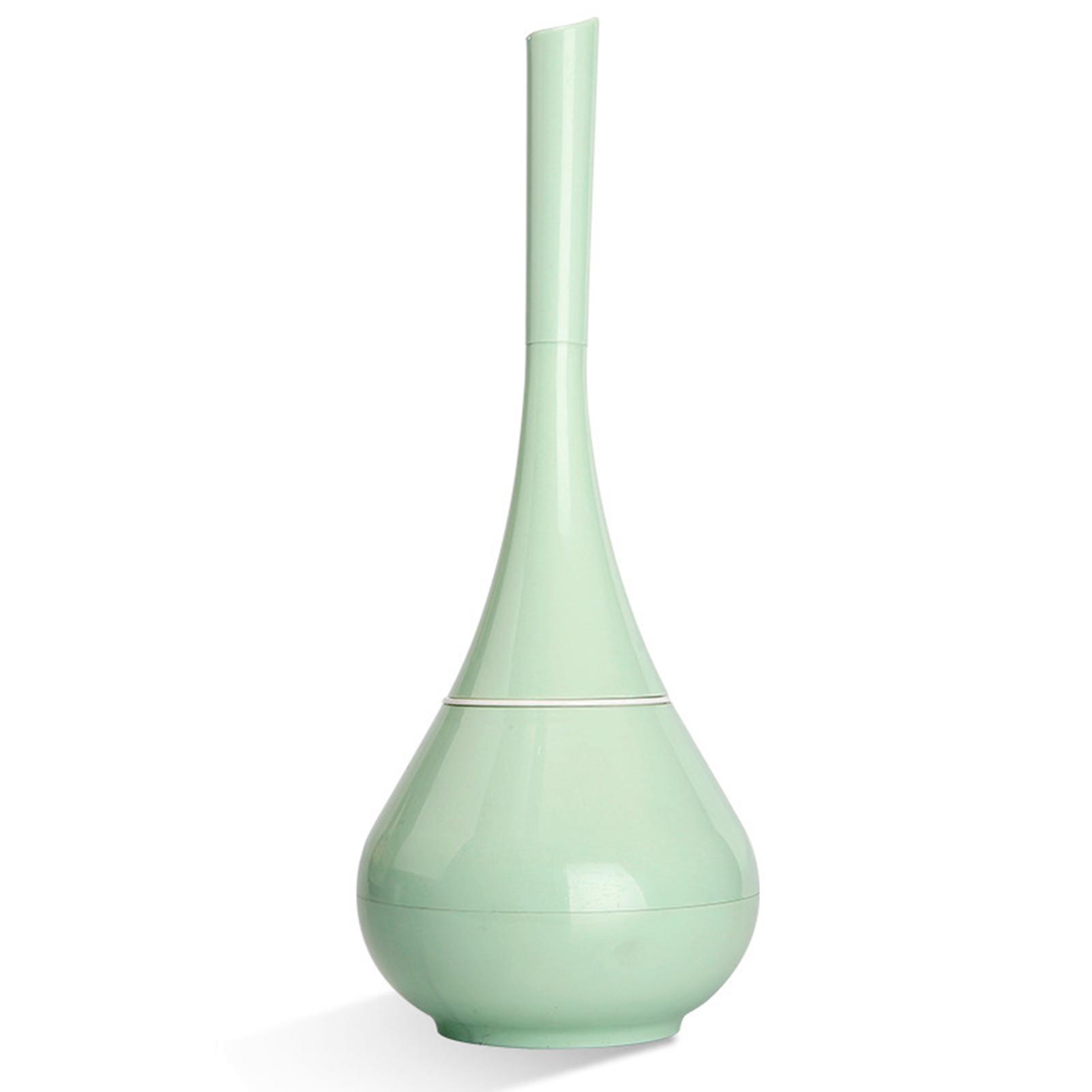 Bàn chải nhà vệ sinh dài 15 inch sử dụng lông PP có khả năng làm sạch mạnh kèm giá đỡ, thiết kế hình bình hoa