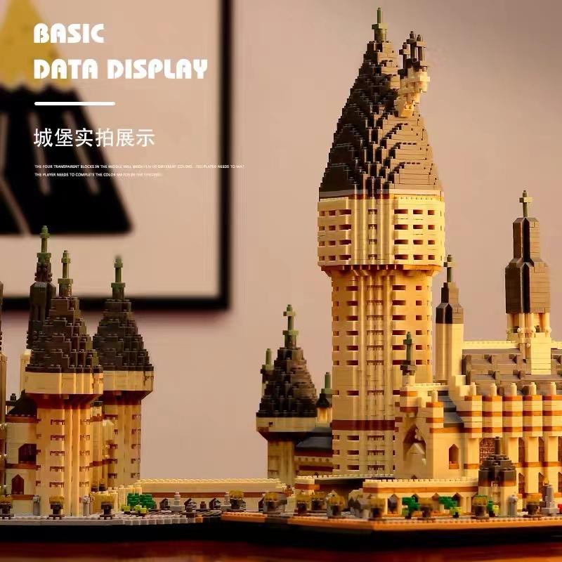 Đồ chơi Lắp ghép Mô hình Harry Potter Siêu Phẩm Học Viện Hogwartss 7750 mảnh ghép nanoblock Hogwarts Castle