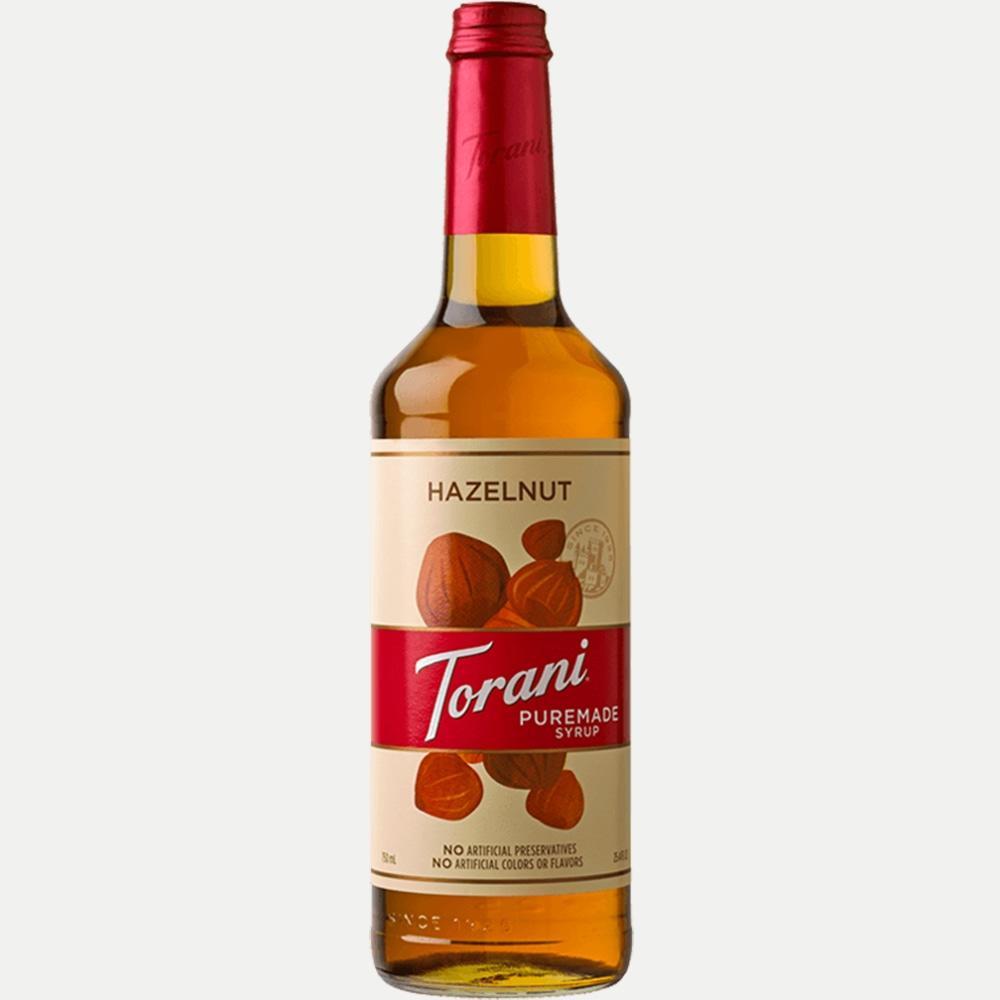 Sirô Pha Chế Hương Vị Hạt Phỉ Torani Puremade Hazelnut Syrup 750ml Mỹ