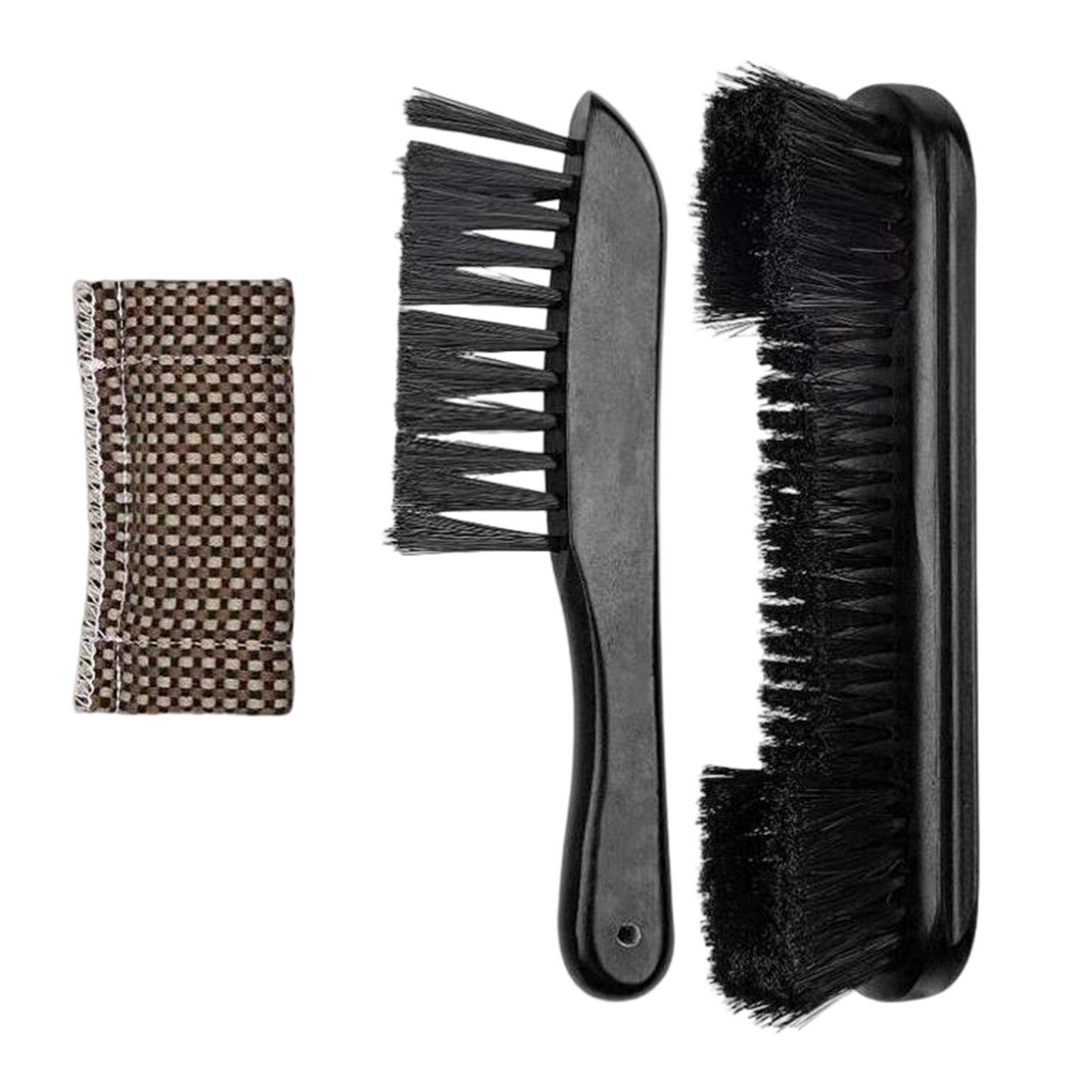 Pool Table Brush Set, Billiards Table Brush Pool Snooker, Portable Cleaning Tool Wood Handle, Nylon Brush for Indoor Outdoor Billiard Accessory