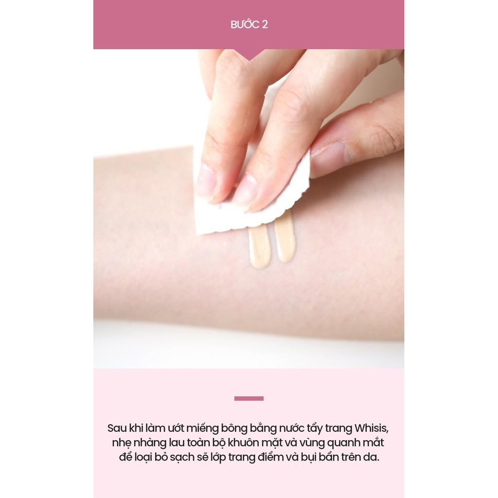 Nước tẩy trang tinh khiết Hyaluronic WHISIS Pure Esthetic Hyaluronic không chứa cồn, sạch sâu lỗ chân lông