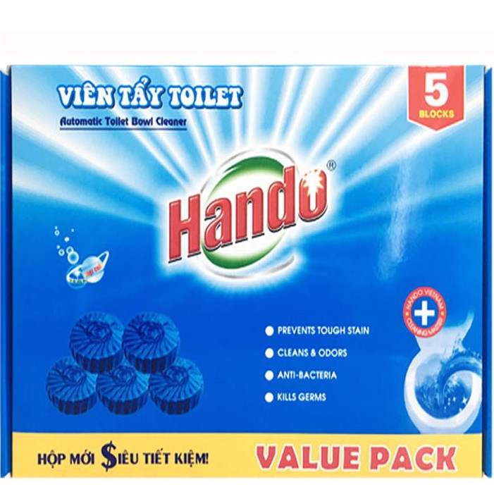 Viên tẩy sạch và làm thơm xanh Hando 5 viên Value Pack