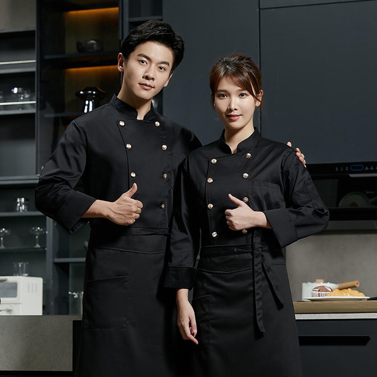 Long Length Sleeve Top Autumn Jacket Workwear for Waiter L Size