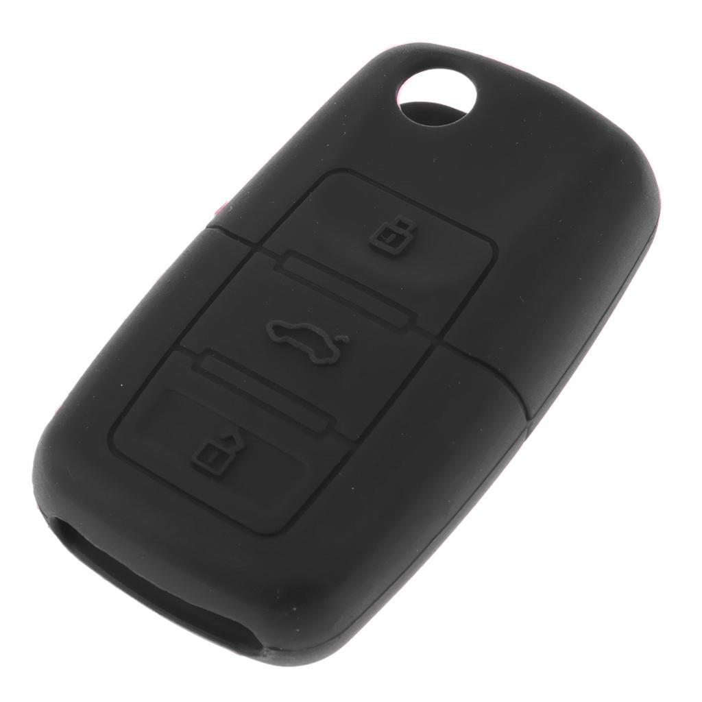 Silicone Cover For Seat Remote Key Fob Case Entry 3 Button