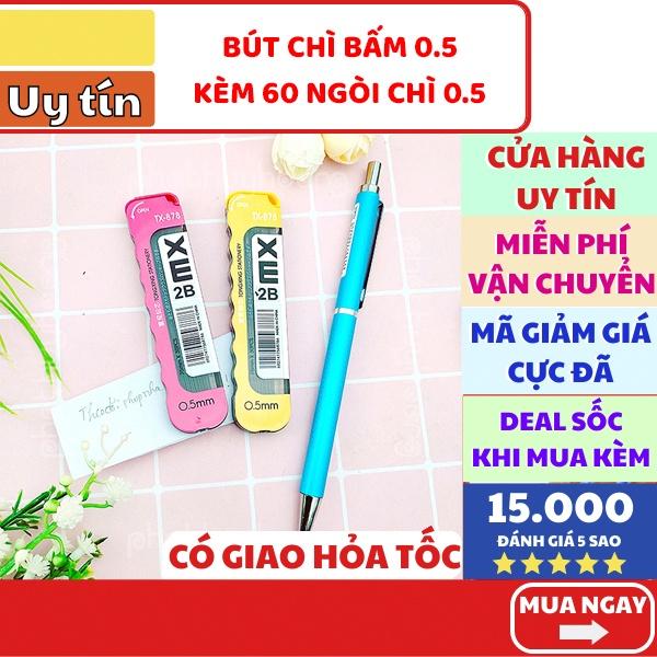 Bộ bút chì bấm ngòi 0.5 chất lượng