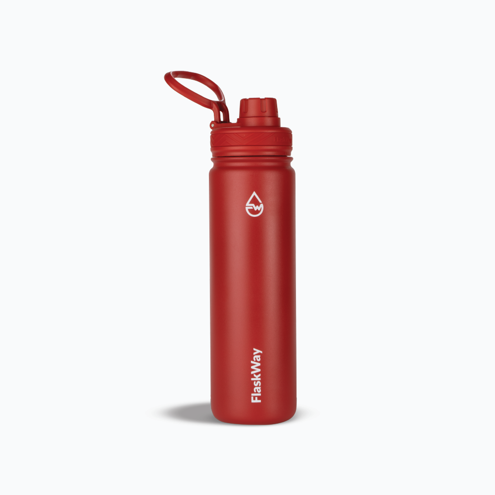 Bình giữ nhiệt FlaskWay màu đỏ Cherry Red 22oz (650ml)