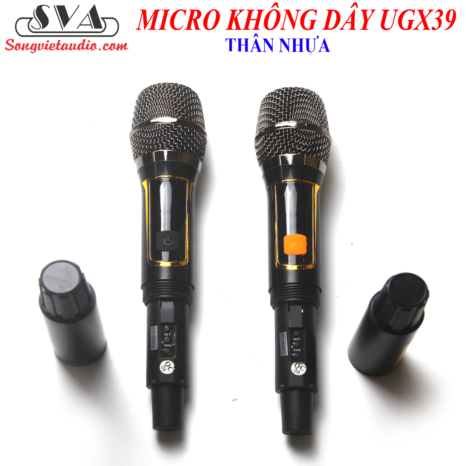 MICRO KHÔNG DÂY LOA KÉO UGX39 - THÂN NHỰA