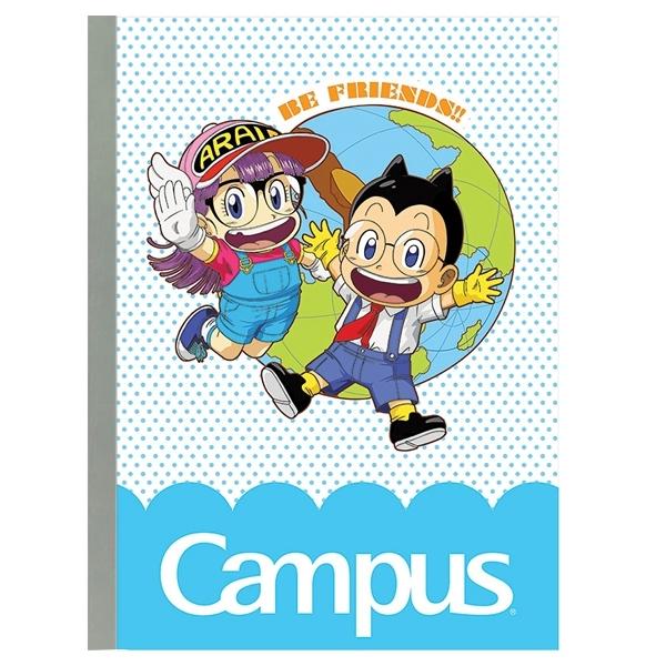 Vở Arale &amp; Friends - B5 Kẻ Ngang Có Chấm 200 Trang ĐL 70g/m2 - Campus NB-BARF200 (Mẫu Màu Giao Ngẫu Nhiên)