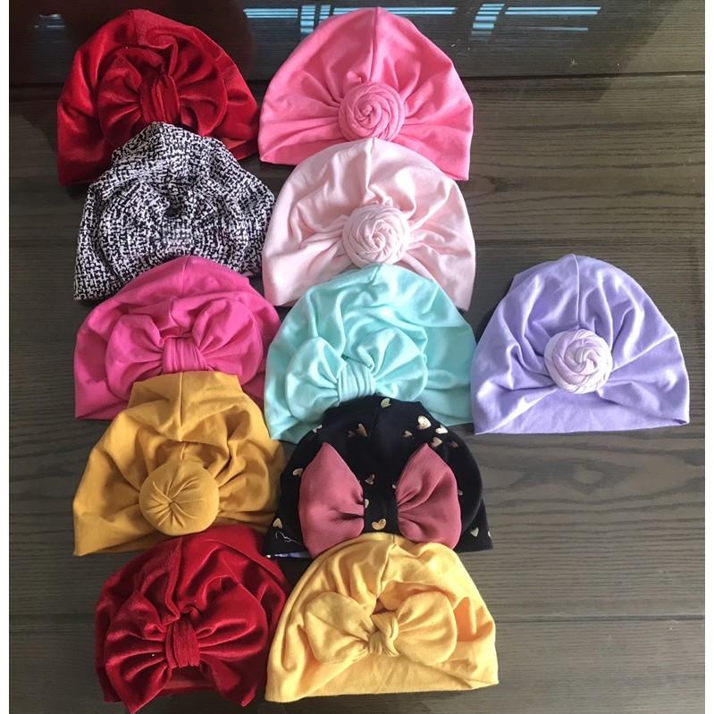 Mũ turban cho bé đủ size đủ màu chất đẹp