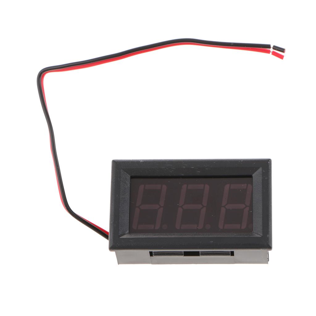 0.56" Digital Volt Meter Voltmeter Panel 2 Wire AC70-500V Reverse Protection