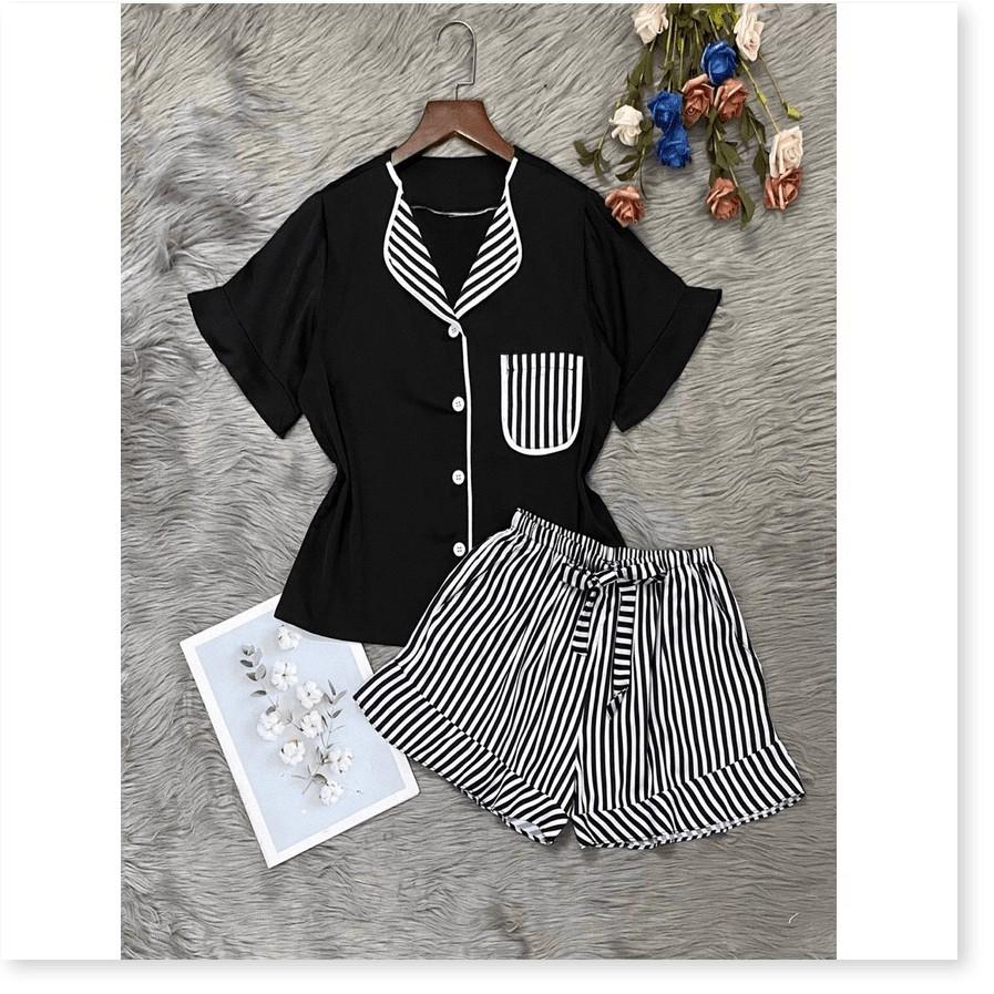 SET BỘ ĐỒ NGỦ NỮ SIÊU XINH , CỰC ĐẸP , MÁT MẺ , CHẤT LIỆU CAO / HÈ 2021 THỜI TRANG KING FASHION