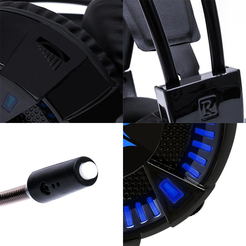 ChonChow Máy Tính Stereo Tai Nghe Chơi Game Tai Nghe Nhét Tai Đèn Nền Game Tai Nghe Dành Cho Điện Thoại Di Động PS4 Xbox PC Game Thủ Kèm Mic