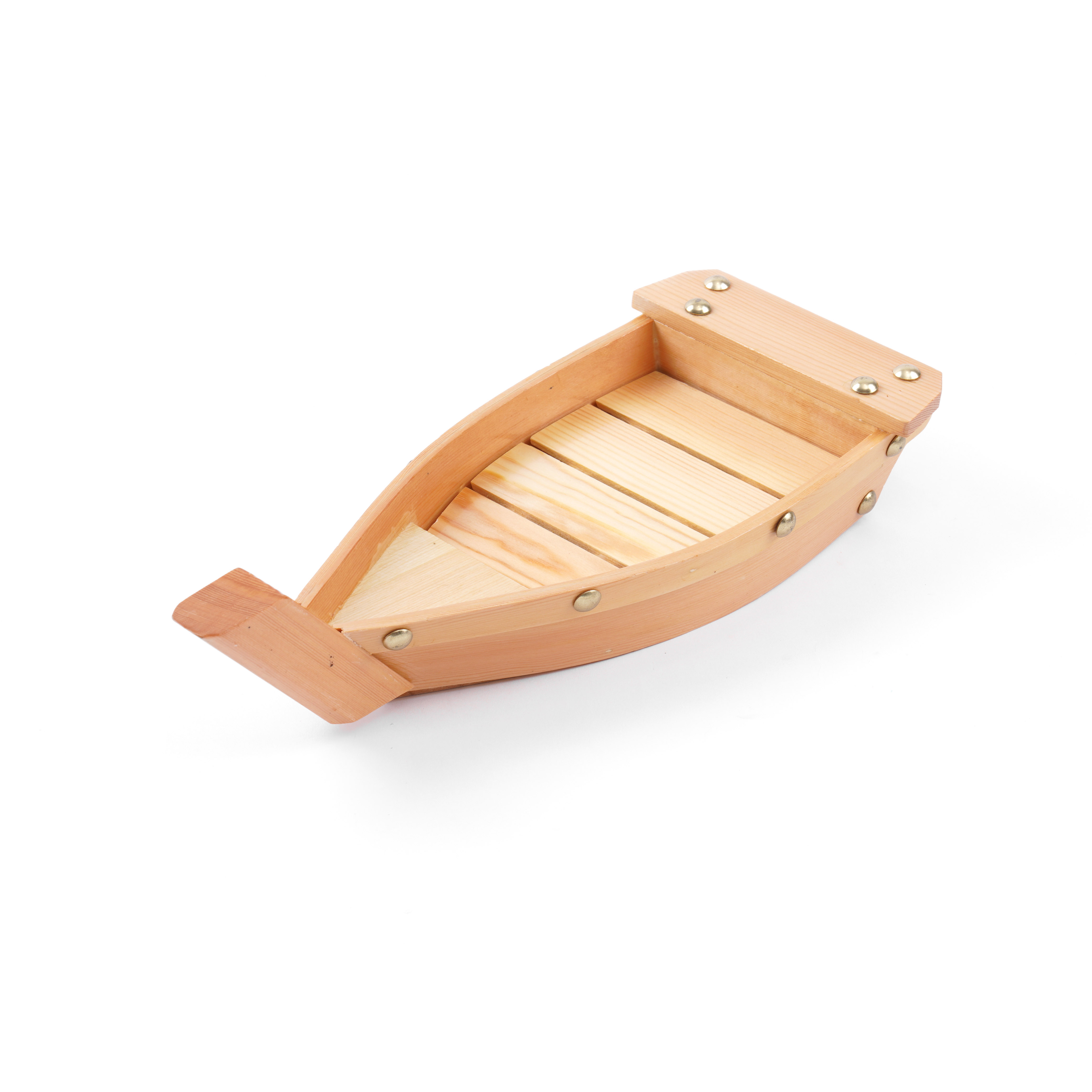 Khay gỗ sushi hình thuyền