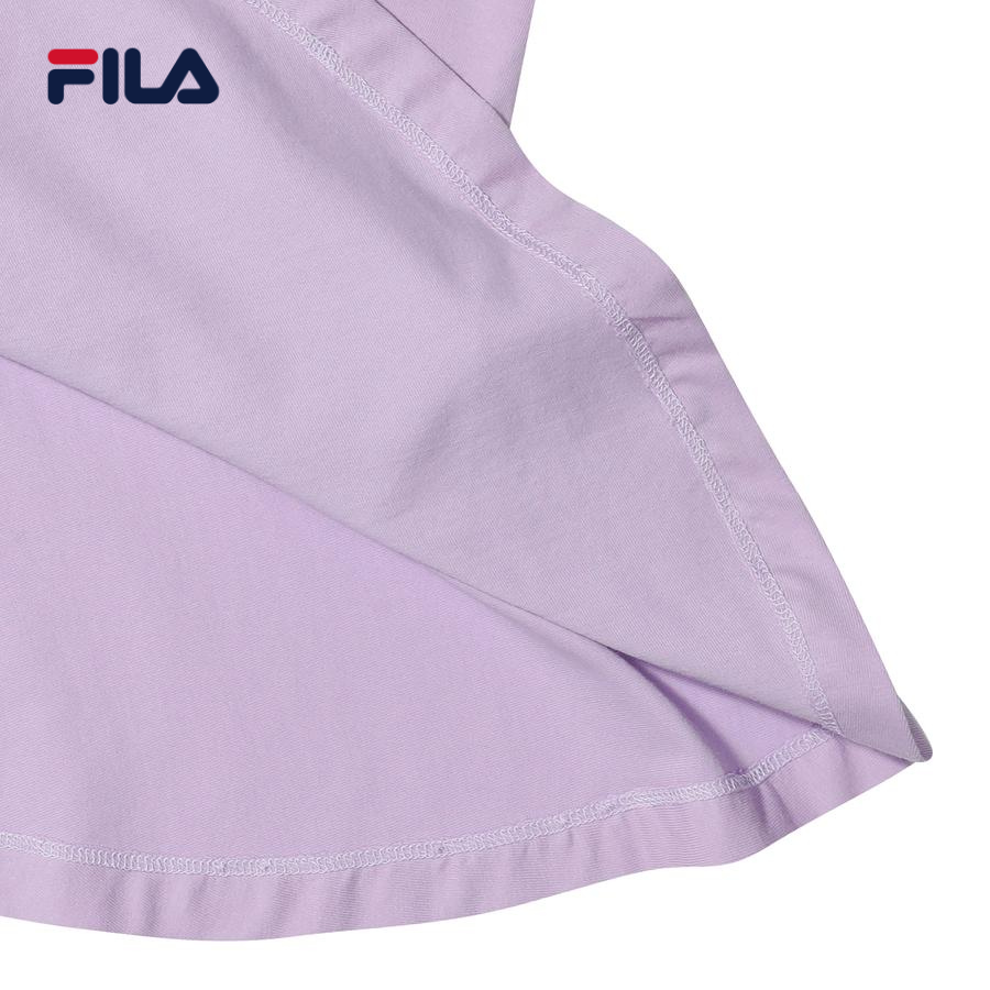 Đầm thun tay ngắn cổ tròn trẻ em Fila Milk On The Rock - FK2OPD2M51F