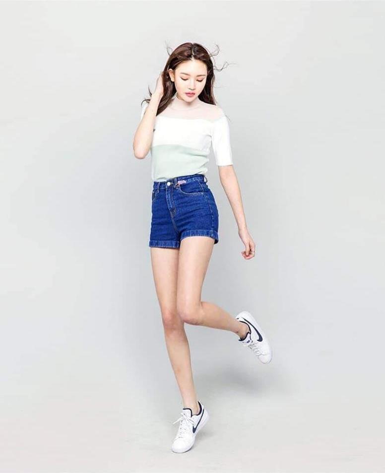 Quần Short Jean Thời Trang Nữ
