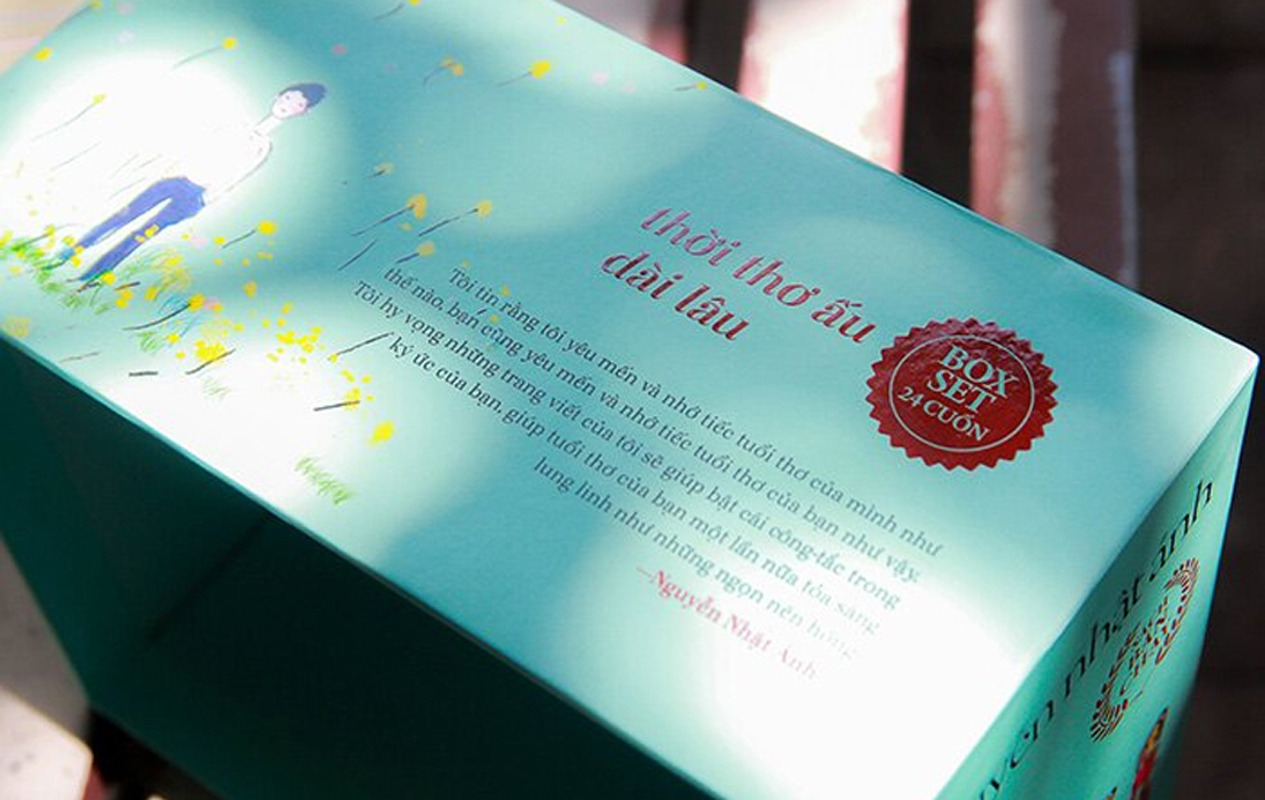 Thời Thơ Ấu Dài Lâu - Nguyễn Nhật Ánh - Boxset Xanh Ngọt Ngào - Tặng Kèm Giấy Note Hình Chữ Nhật
