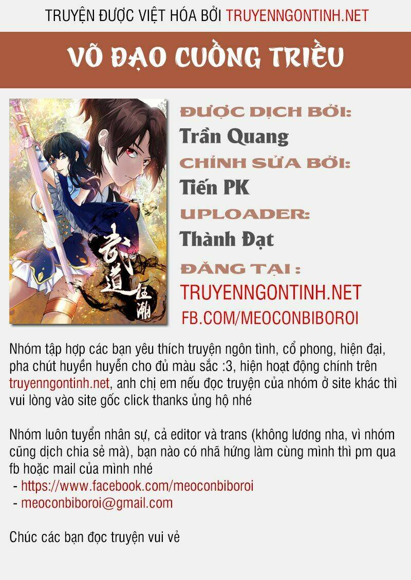 võ đạo cuồng triều chapter 3 1