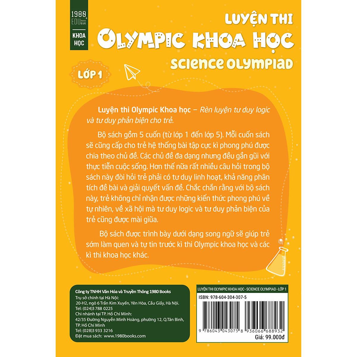 Luyện Thi Olympic Khoa Học-Science Olympiad 1 - Bản Quyền