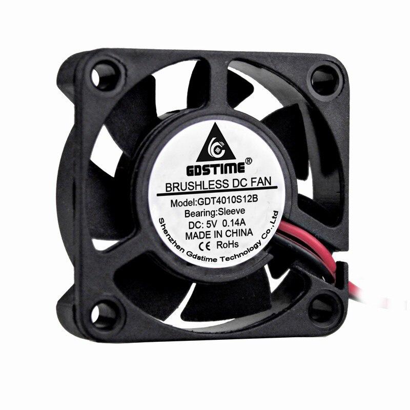 1Pcs Gdstime 1-Wire PH1.0 4cm 40mm x 1mm 40x40x1mm 1V Brushless DC Cooling Fan 401